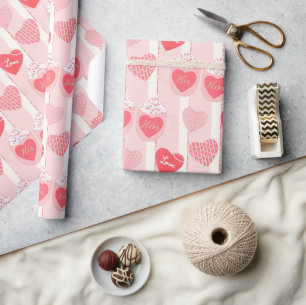 Papier Cadeau Jour des Valentines
