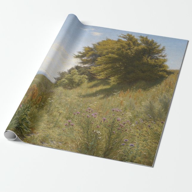 Papier Cadeau Jour d'été en bord de mer (par Ludvig Kabell) (Déroulé)