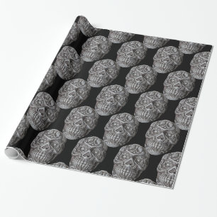 Papier Cadeau Jour du crâne de sucre de la mort de Thunder_Cove