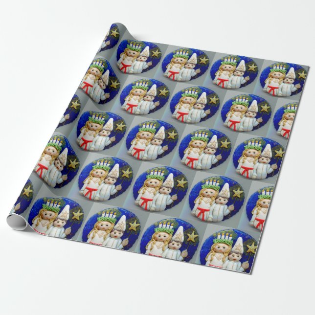 Papier Cadeau Jour Starboy du St Lucia 2013 JL Biel (Déroulé)