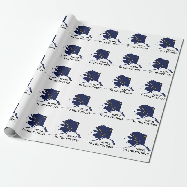 Papier Cadeau Journée de l'Alaska (Déroulé)