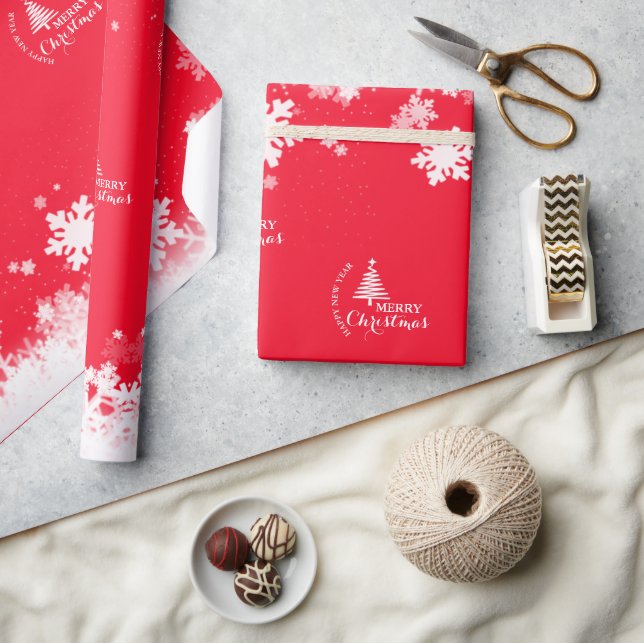 Papier Cadeau JOYE NOËL papier d'emballage (Artisanat)