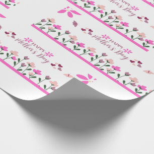 Papier Cadeau Joyeuse fête des Mères conception multi couleurs