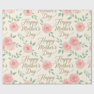 Papier Cadeau-Joyeuse Fête des Mères Papier Cadeau
