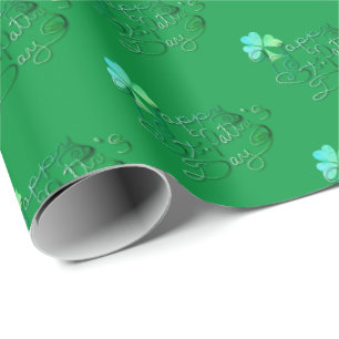 Papier Cadeau "Joyeuse Saint-Patty's Day" (Joyeux Saint-Patty's 