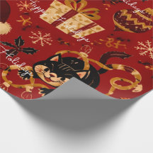 Joyeuses Fêtes Carreaux Rouge Noël 