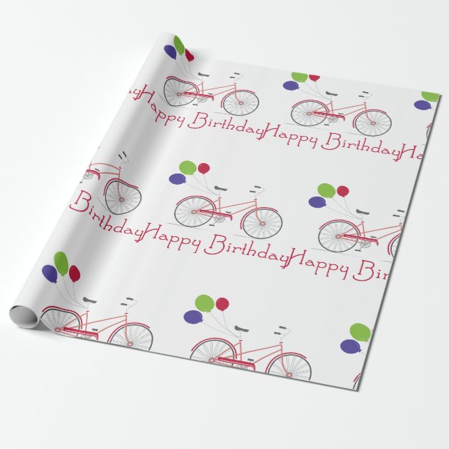 Papier Cadeau Joyeux anniversaire (Déroulé)