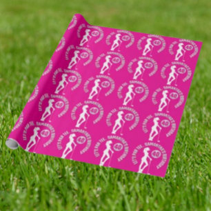 Papier Cadeau Joyeux Anniversaire à Notre Golfeuse Préférée