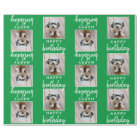 Joyeux anniversaire avec une photo d'un Carré - ve