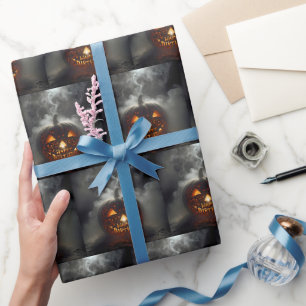 Papier Cadeau Joyeux Anniversaire Citrouille