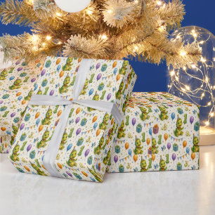 Papier Cadeau Joyeux anniversaire Dino-Mite de Rex