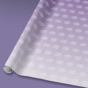 Papier Cadeau Joyeux anniversaire et tout nom Ombre violet cla