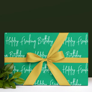 Papier Cadeau Joyeux anniversaire frémissant