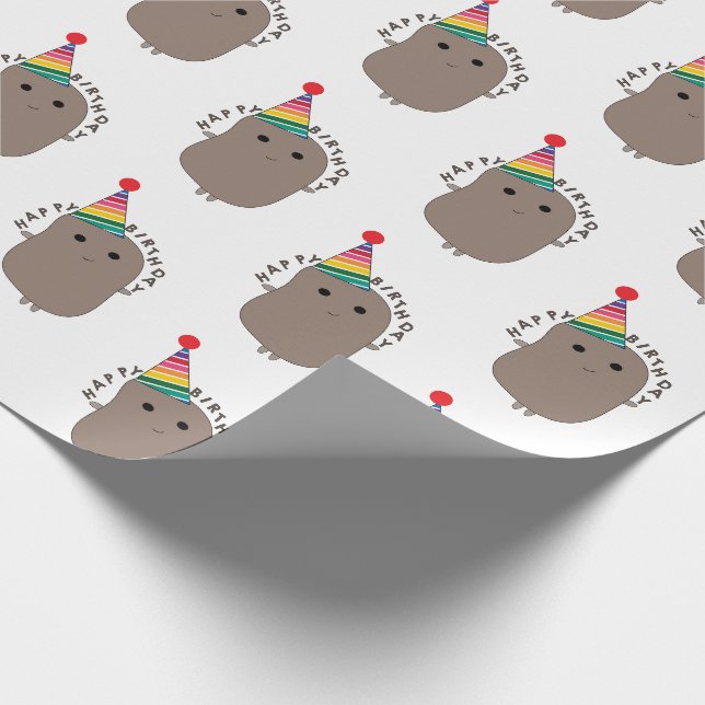 Papier Cadeau Joyeux anniversaire Funny Potato (Coin)
