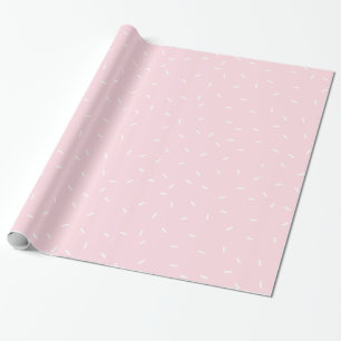 Papier Cadeau JOYEUX ANNIVERSAIRE mignonette bébé saupoudrées ro