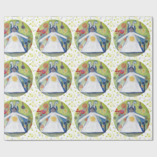 Papier Cadeau Joyeux Anniversaire Papier Enveloppant Matte