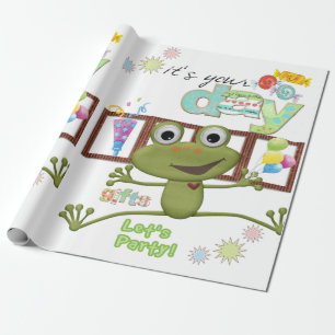 Papier Cadeau Joyeux Anniversaire Papier Papier Amis Famille Gre