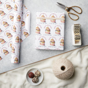 Papier Cadeau Joyeux Anniversaire - Une Treat Pour Vous