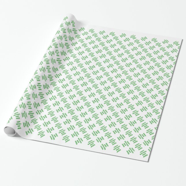 Papier Cadeau Joyeux bébé Jésus (Déroulé)