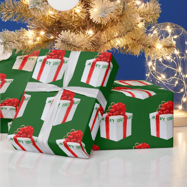Papier Cadeau Joyeux cadeau de Noël (Vacances)