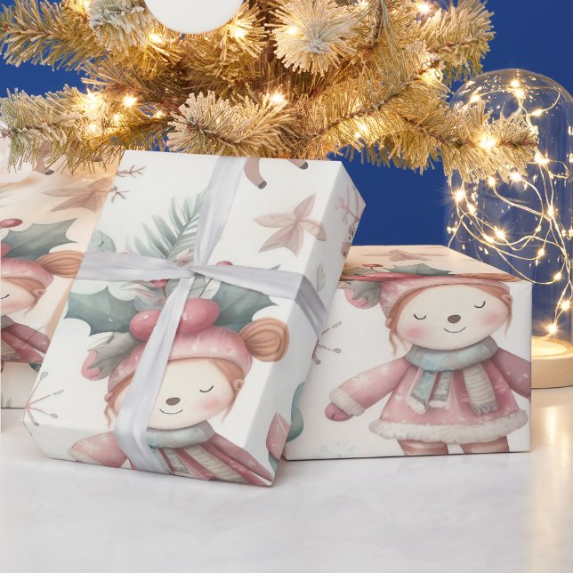 Papier Cadeau Joyeux enveloppement de Noël géant (Vacances)