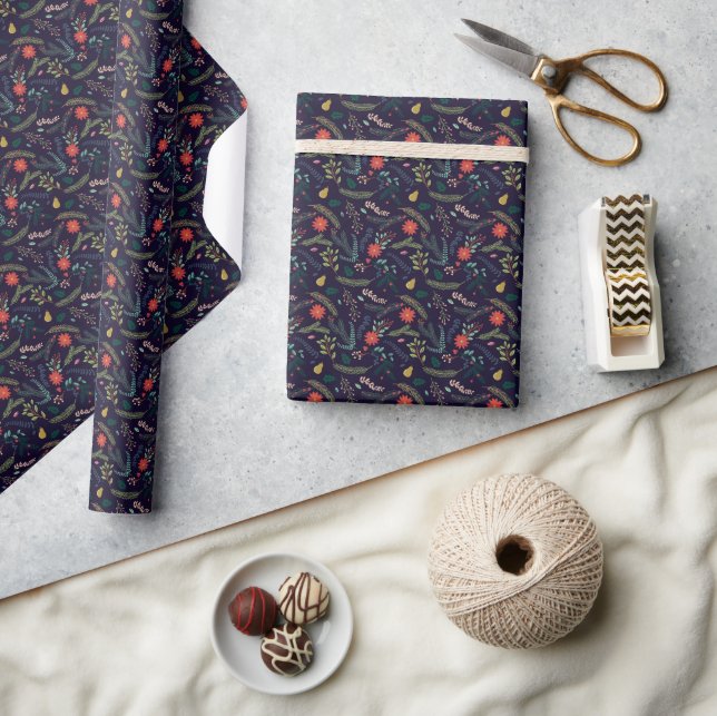 Papier Cadeau Joyeux Foliage Holiday (Artisanat)