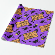 Joyeux Halloween violet