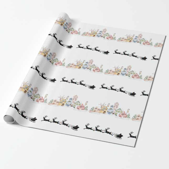 Papier Cadeau Joyeux Noël (Déroulé)
