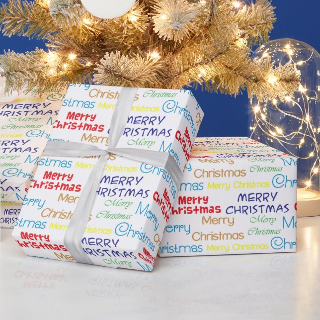 Papier Cadeau Joyeux Noël (Vacances)