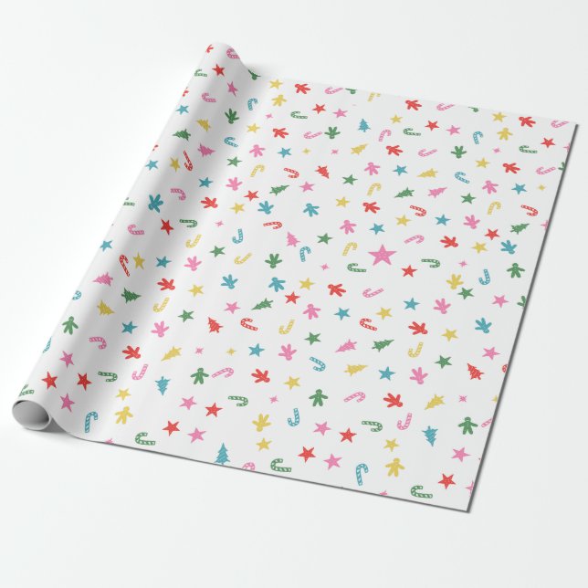 Papier Cadeau Joyeux Noël (Déroulé)