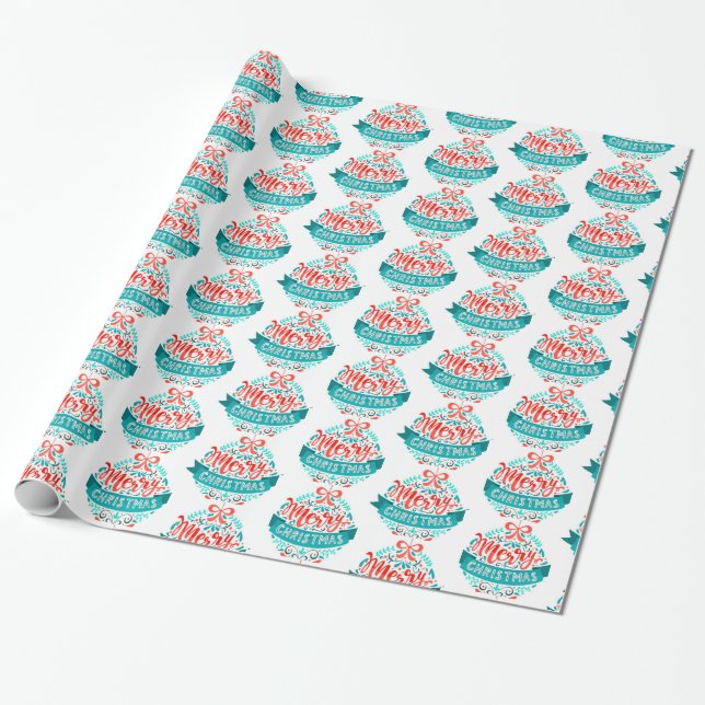 Papier Cadeau Joyeux Noël (Déroulé)