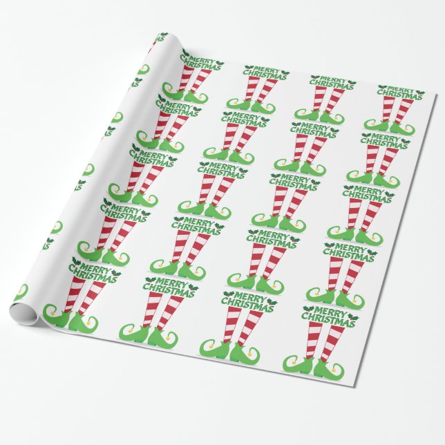 Papier Cadeau Joyeux Noël (Déroulé)
