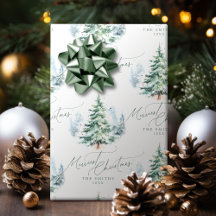 Joyeux Noël à l'écriture moderne de pin