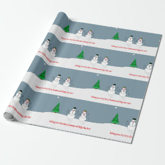 Papier Cadeau Joyeux Noël à tout le papier