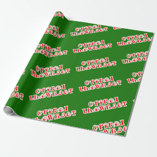 Papier Cadeau Joyeux Noël en papier d'enveloppement Cherokee