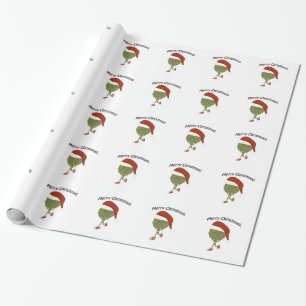 Papier Cadeau Joyeux Noël! Exécution de l'artichaut