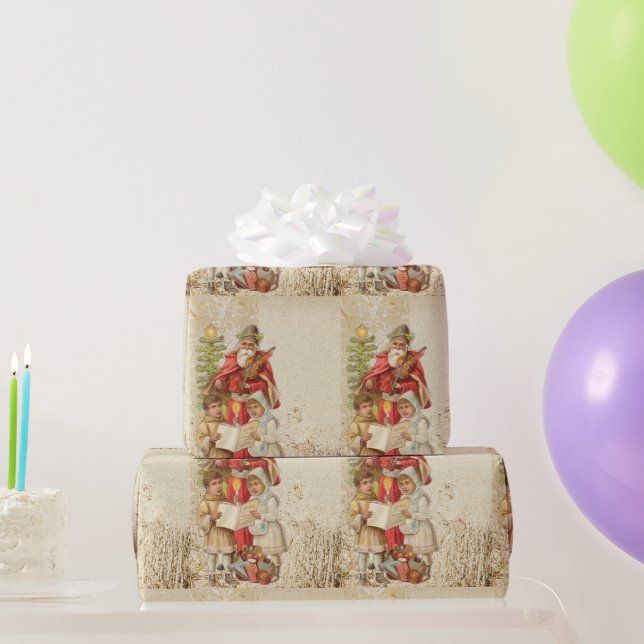 Papier Cadeau Joyeux Noël Festif vacances Conception cadeau (Cadeaux de fête)
