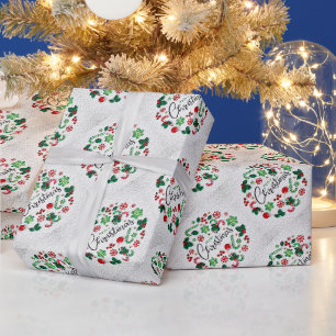 Papier Cadeau Joyeux Noël Holiday Meilleur cadeau populaire
