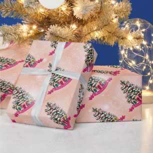 Papier Cadeau Joyeux Noël Holiday Meilleur cadeau populaire