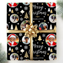 Joyeux Noël Photo personnalisée Arbres de fête Noi