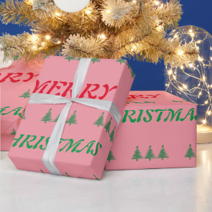 Papier Cadeau Joyeux Noël Vacances Élégant