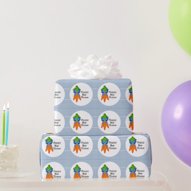 Papier Cadeau Joyeux nouveau ménage domestique (Cadeaux de fête)