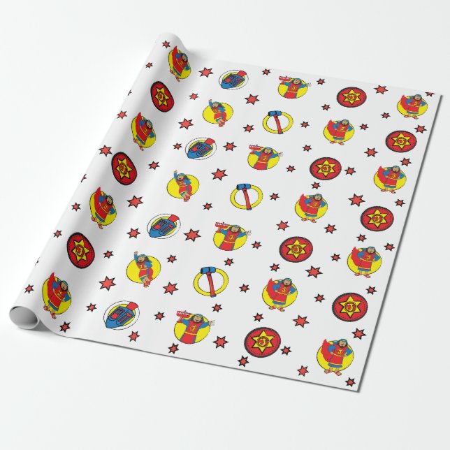 Papier Cadeau Judjah Maccabee La Couleur Du Marteau (Déroulé)