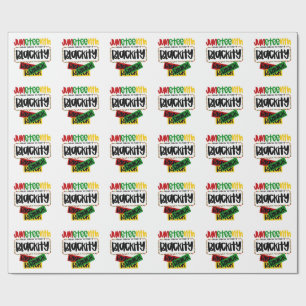 Papier Cadeau JunetDix Blackity Noir Noir Funny