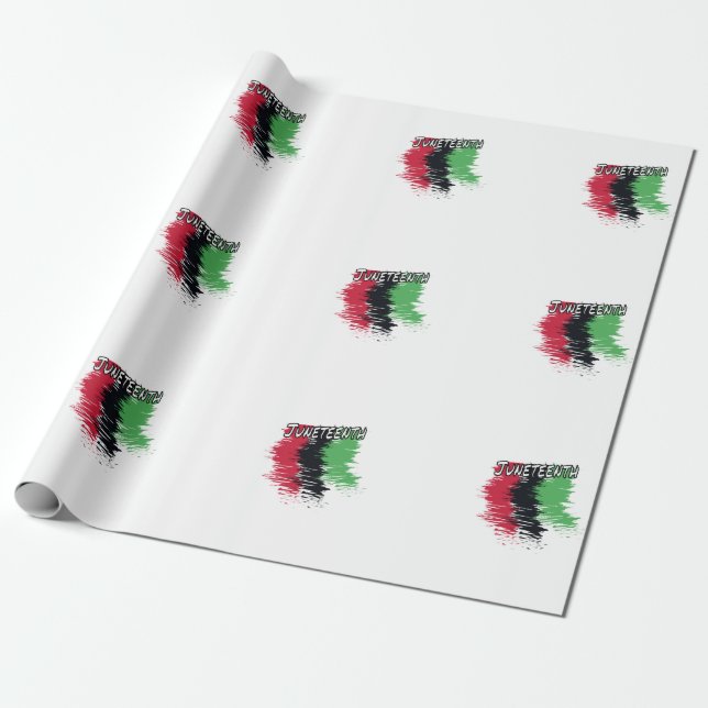 Papier Cadeau Juneteenth (Déroulé)