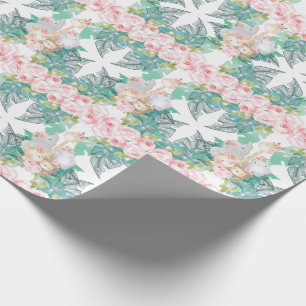 Papier Cadeau Jungle Animaux Fille Anniversaire Safari