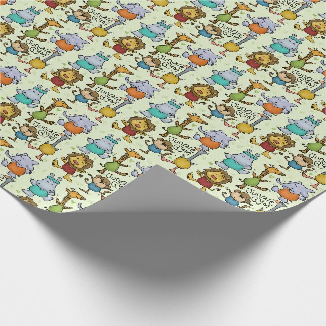 Papier Cadeau Jungle Gym (Coin)