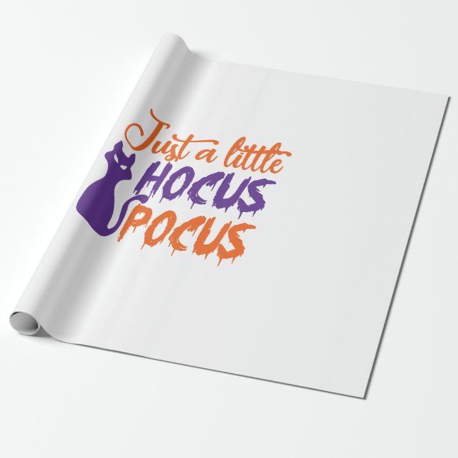 Papier Cadeau just a little hocus pocus (Déroulé)