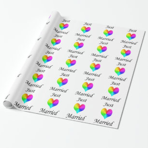 Papier Cadeau Juste marié