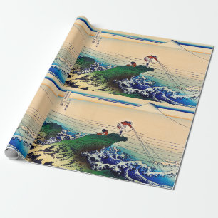 Papier Cadeau Kajikazawa dans la province de Kai par Katsushika 